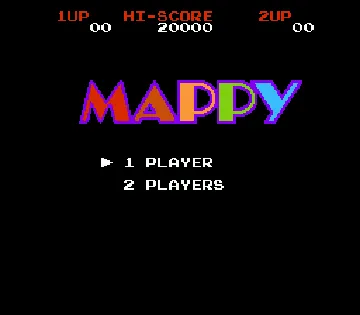 Mappy (World) (Namcot Collection, Namco Museum Archives Vol 1) screen shot title